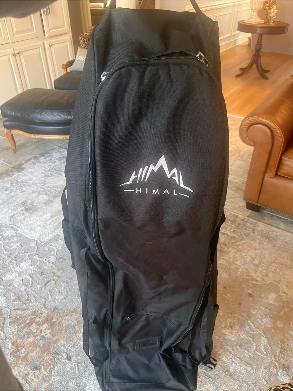 Himal Soft Sided Golf Travel Bag Heavy Duty 600D Polyester with Wheels